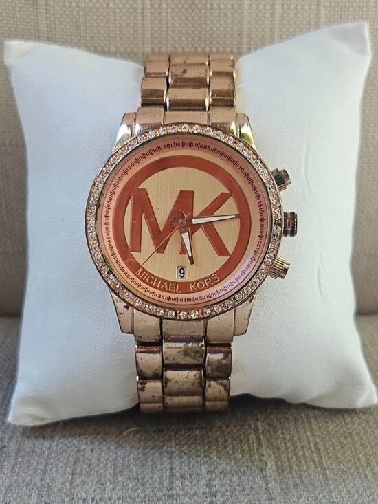 Michael Kors Women Wristwatch Rose Gold Analog Quarts Date Calendar Watch main image 7